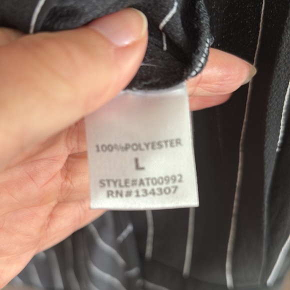 Lumiere High Low Tunic Long Sleeve Blouse Size L - Picture 6 of 7